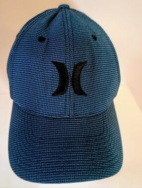 Hurley Navy Blue Textured Cap with Black Logo